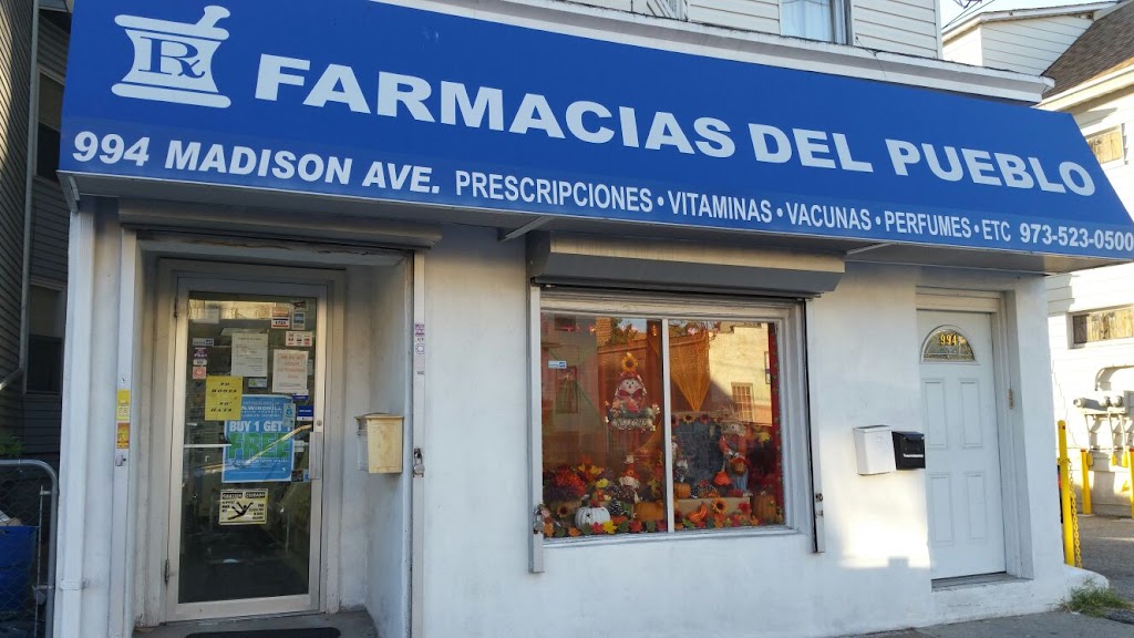 Farmacias Del Pueblo | 994 Madison Ave, Paterson, NJ 07501, USA | Phone: (973) 523-0500