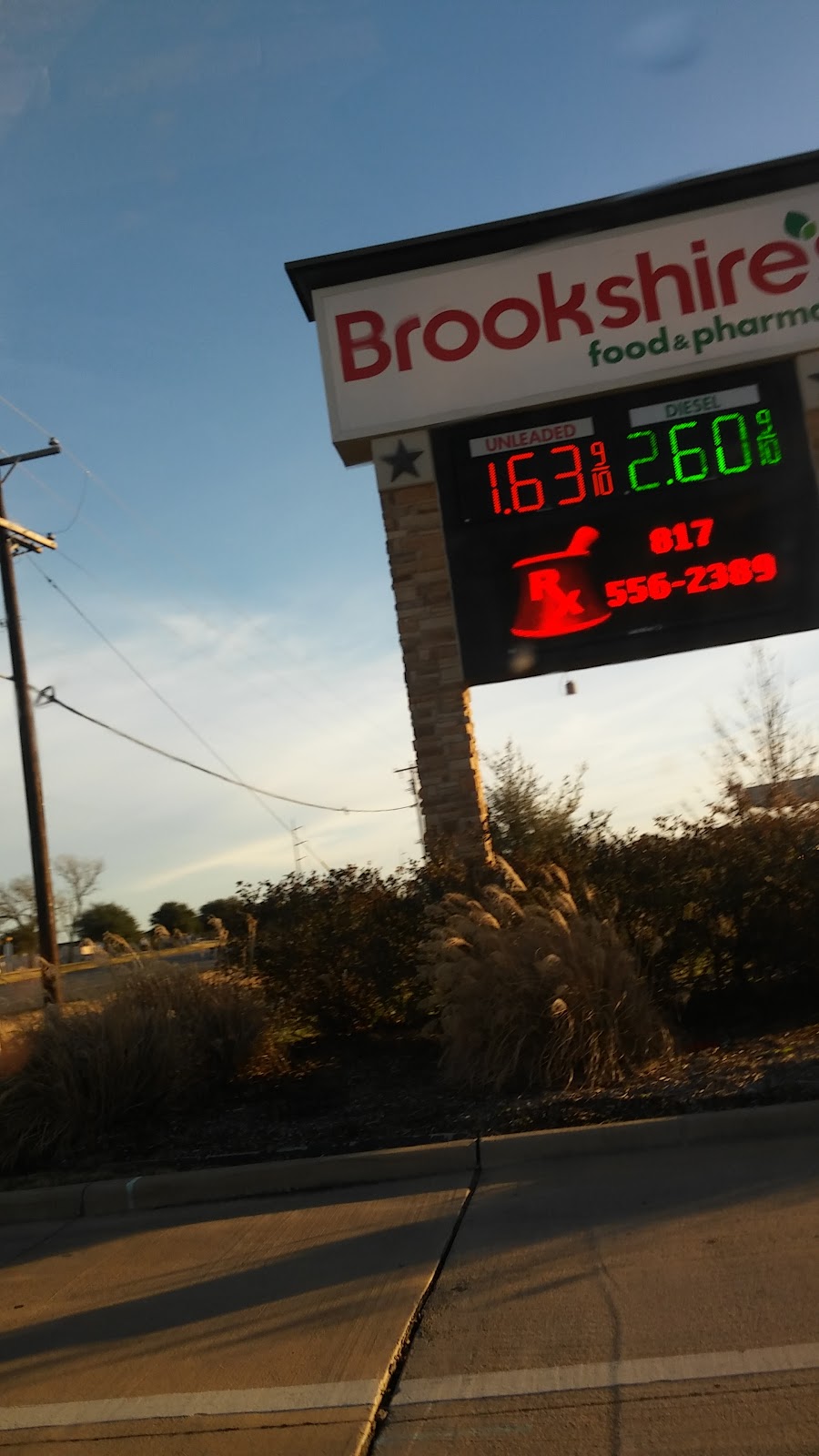 Brookshires Fuel Center | 1001 Joshua Station Blvd, Joshua, TX 76058, USA | Phone: (817) 558-4422