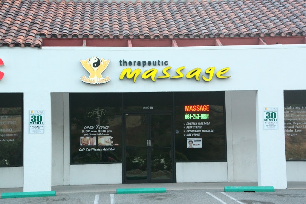 Golden Hands Therapeutic Massage | 22919 Soledad Canyon Rd, Santa Clarita, CA 91350, USA | Phone: (661) 253-9888 Golden Hands Therapeutic Massage | 22919 Soledad Canyon Rd, Santa Clarita, CA 91350, USA | Phone: (661) 253-9888