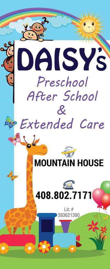 Daisys Preschool & Afterschool | 1035 S Atwood Ln, Mountain House, CA 95391, USA | Phone: (408) 802-7171