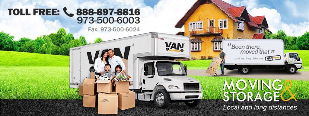 Van Express Moving & Storage | 1275 Bloomfield Ave Building 7 Unit 45, Fairfield, NJ 07004, USA | Phone: (973) 529-8389
