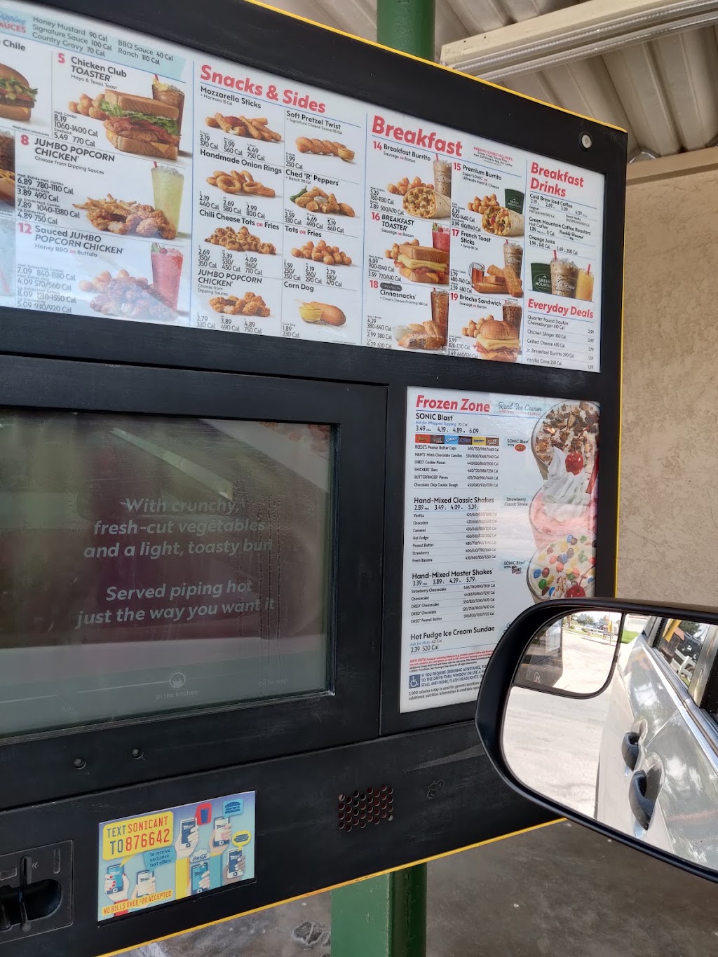 Sonic Drive-In | 110 Elm St, Anthony, NM 88021, USA | Phone: (575) 882-5643