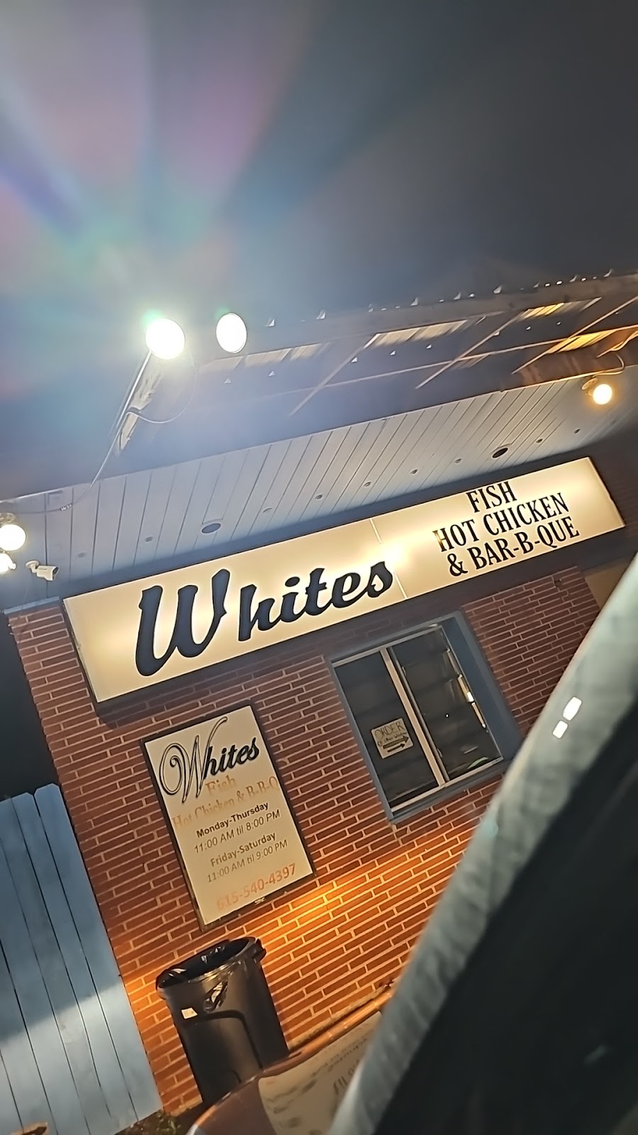 Whites Fish & BBQ | 3801 Dickerson Pike, Nashville, TN 37207, USA | Phone: (615) 540-4397