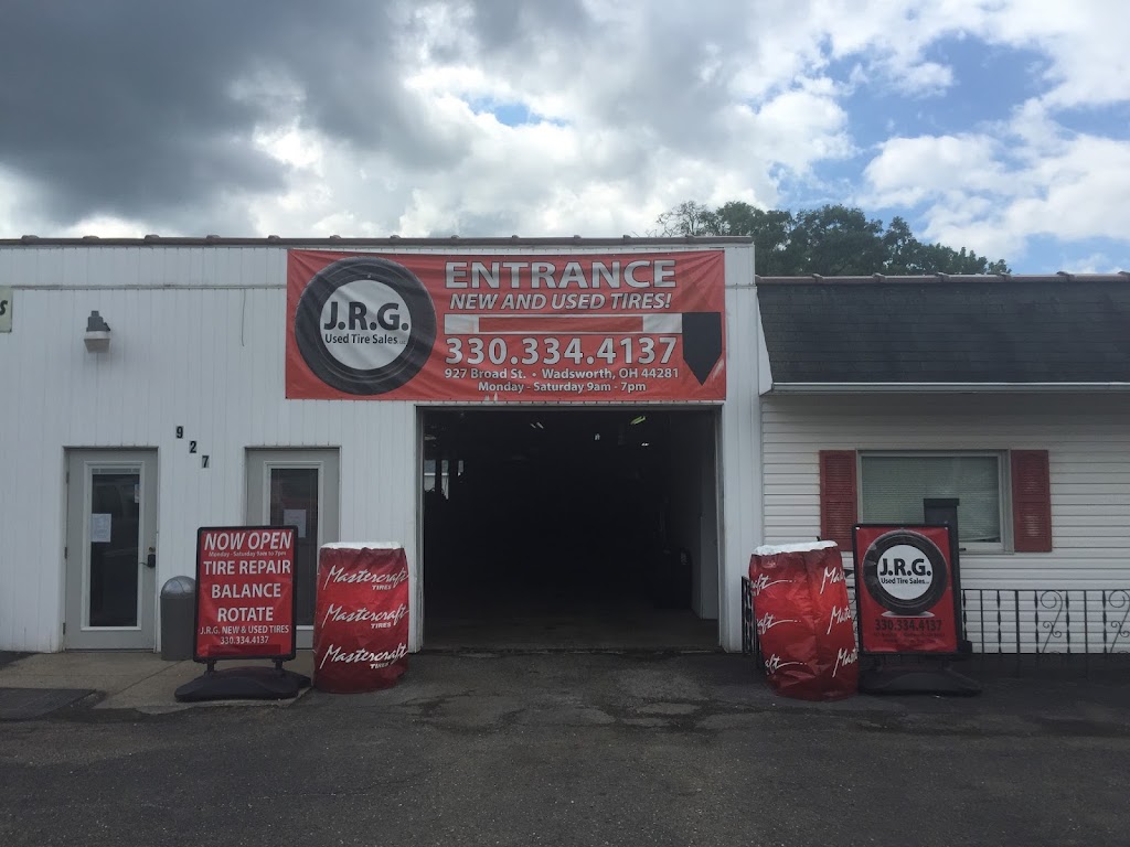 J.R.G. Tire Sales Inc. | 927 Broad, Wadsworth, OH 44281, USA | Phone: (330) 334-4137