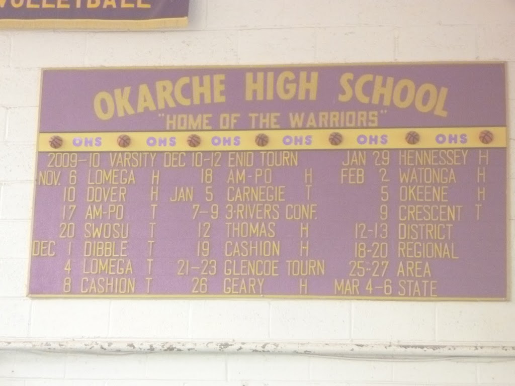 Okarche High School | 632 W Oklahoma Ave, Okarche, OK 73762, USA | Phone: (405) 263-7300