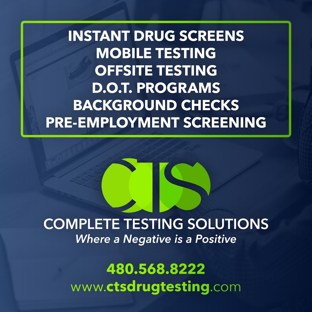 Complete Testing Solutions, LLC | 2775 N Arizona Ave Suite 1-2, Chandler, AZ 85225, USA | Phone: (480) 568-8222