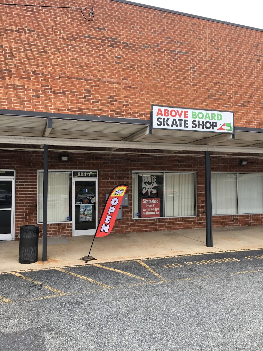 AboveBoard Skate Shop | 804 S Main St Suite C, Lexington, NC 27292 | Phone: (336) 843-2008