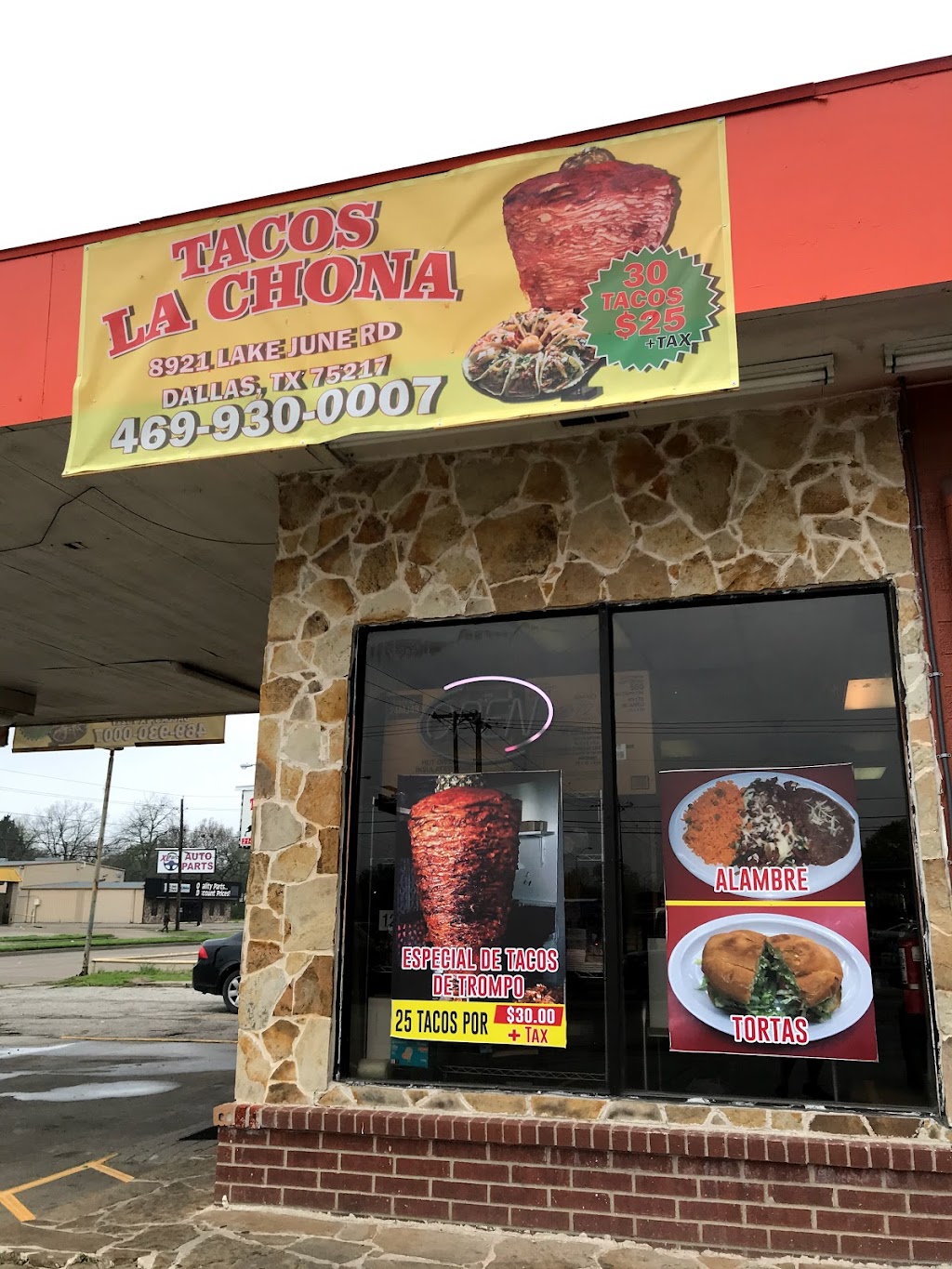 Taqueria la Chona | 8921 Lake June Rd, Dallas, TX 75217, USA | Phone: (469) 930-0007