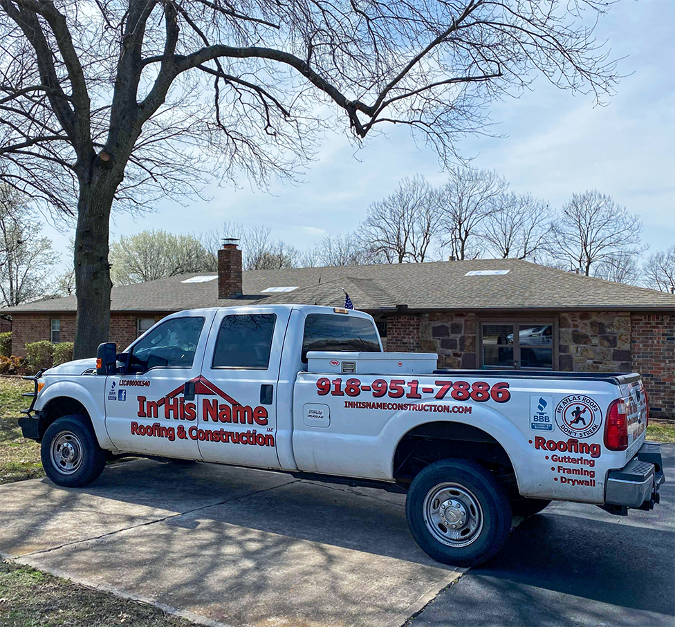 In His Name Roofing & Construction LLC | 812 S Butternut Ave, Broken Arrow, OK 74012 | Phone: (918) 951-7886