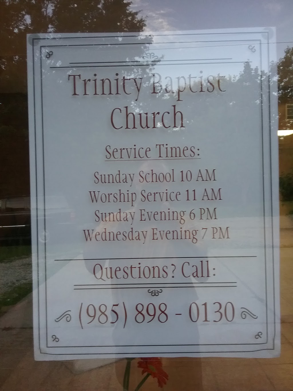 Trinity Baptist Church | 71117 LA-59, Abita Springs, LA 70420, USA | Phone: (985) 898-0130