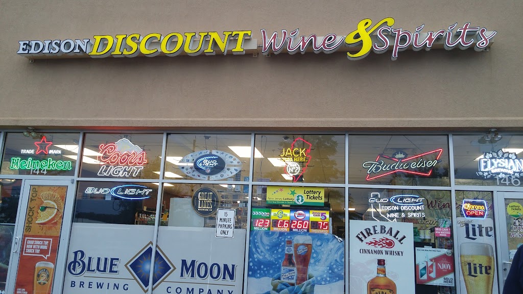 Edison Discount Wine & Spirits | 144 Talmadge Rd, Edison, NJ 08817, USA | Phone: (732) 650-9463