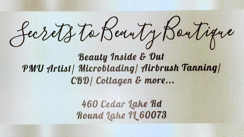 Secrets to Beauty Boutique | 460 N Cedar Lake Rd, Round Lake, IL 60073, USA | Phone: (847) 208-5038