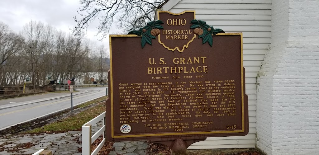 Ulysses S. Grant Birthplace | 1551 OH-232, Moscow, OH 45153, USA | Phone: (513) 553-4911