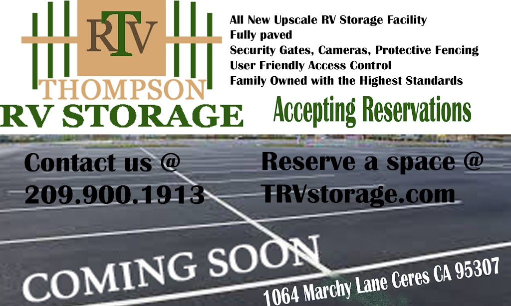 Thompson RV storage | 1064 Marchy Ln, Ceres, CA 95307, USA | Phone: (209) 900-1913