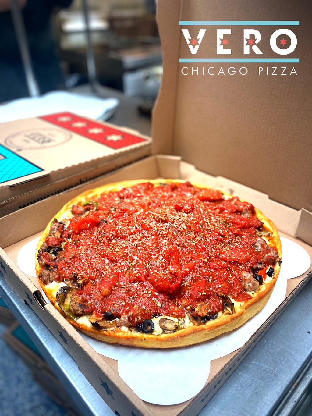 Vero Chicago Pizza | 40975 N Ironwood Rd, San Tan Valley, AZ 85140, USA | Phone: (480) 292-8686