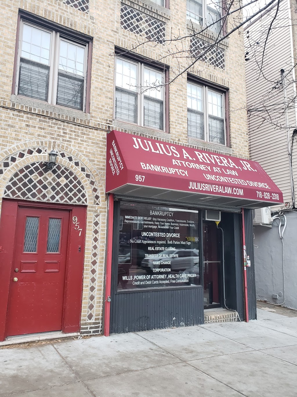 Julius Rivera Law Office | 957 Morris Park Ave, The Bronx, NY 10462 | Phone: (718) 828-2318