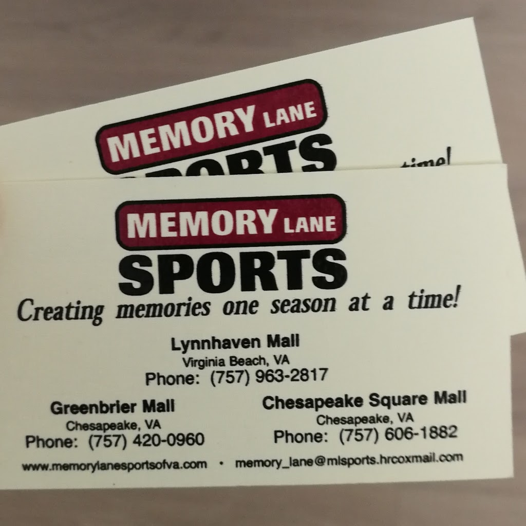 Memory Lane Sports | 1401 Greenbrier Pkwy, Chesapeake, VA 23320, USA | Phone: (757) 420-0960