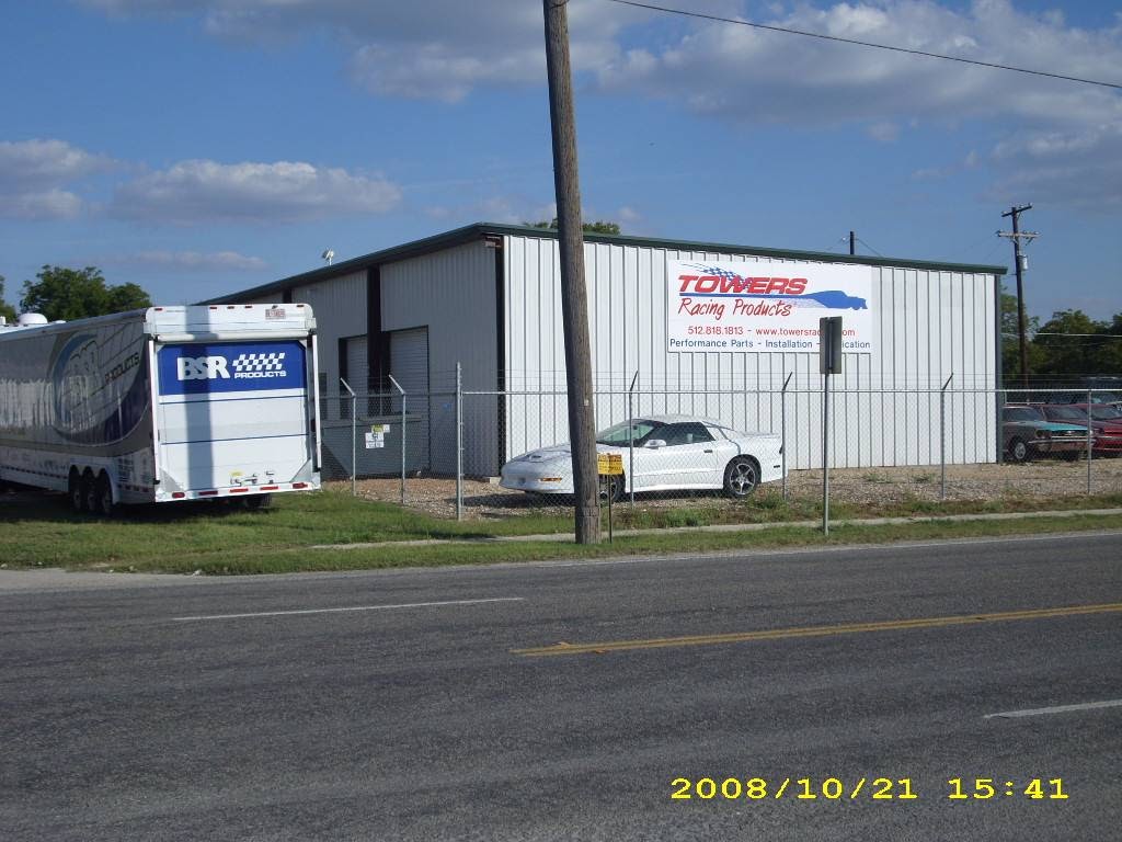 Towers Racing Products | 601 State Hwy 95, Granger, TX 76530, USA | Phone: (512) 859-1320