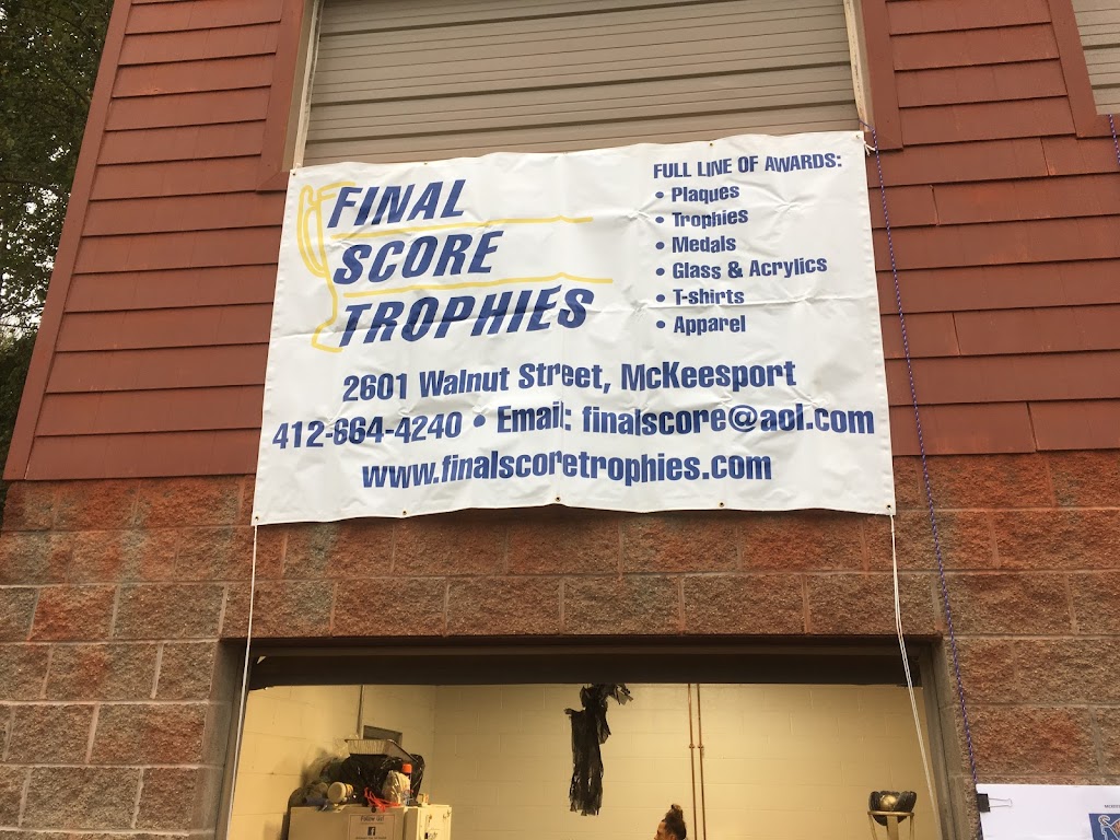 Final Score Trophies | 2601 Walnut St, McKeesport, PA 15132, USA | Phone: (412) 664-4240