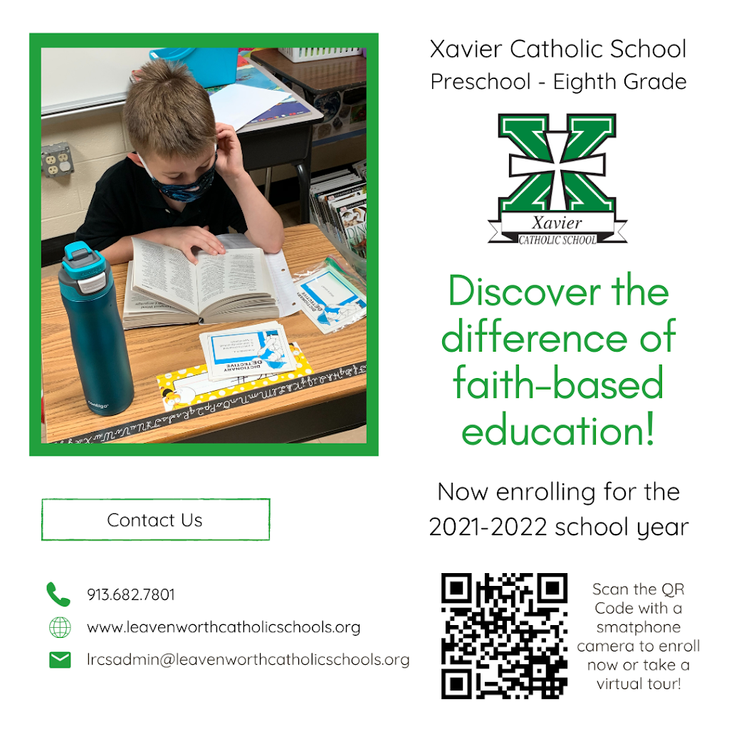 Xavier Catholic Preschool | 1409 2nd Ave, Leavenworth, KS 66048 | Phone: (913) 682-1943