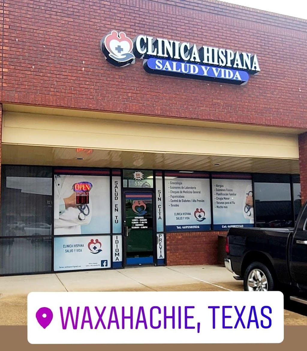 Clinica Hispana Salud y Vida | 507 N Hwy 77 suite 510, Waxahachie, TX 75165, USA | Phone: (469) 550-2026