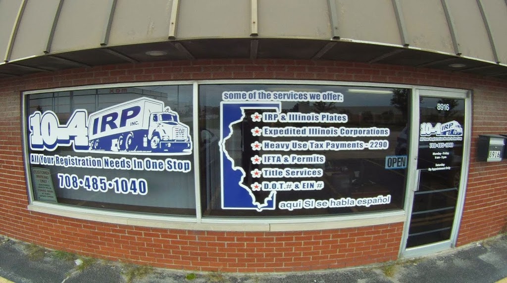 10-4 IRP Inc. | 8916 47th St, Brookfield, IL 60513, USA | Phone: (708) 485-1040