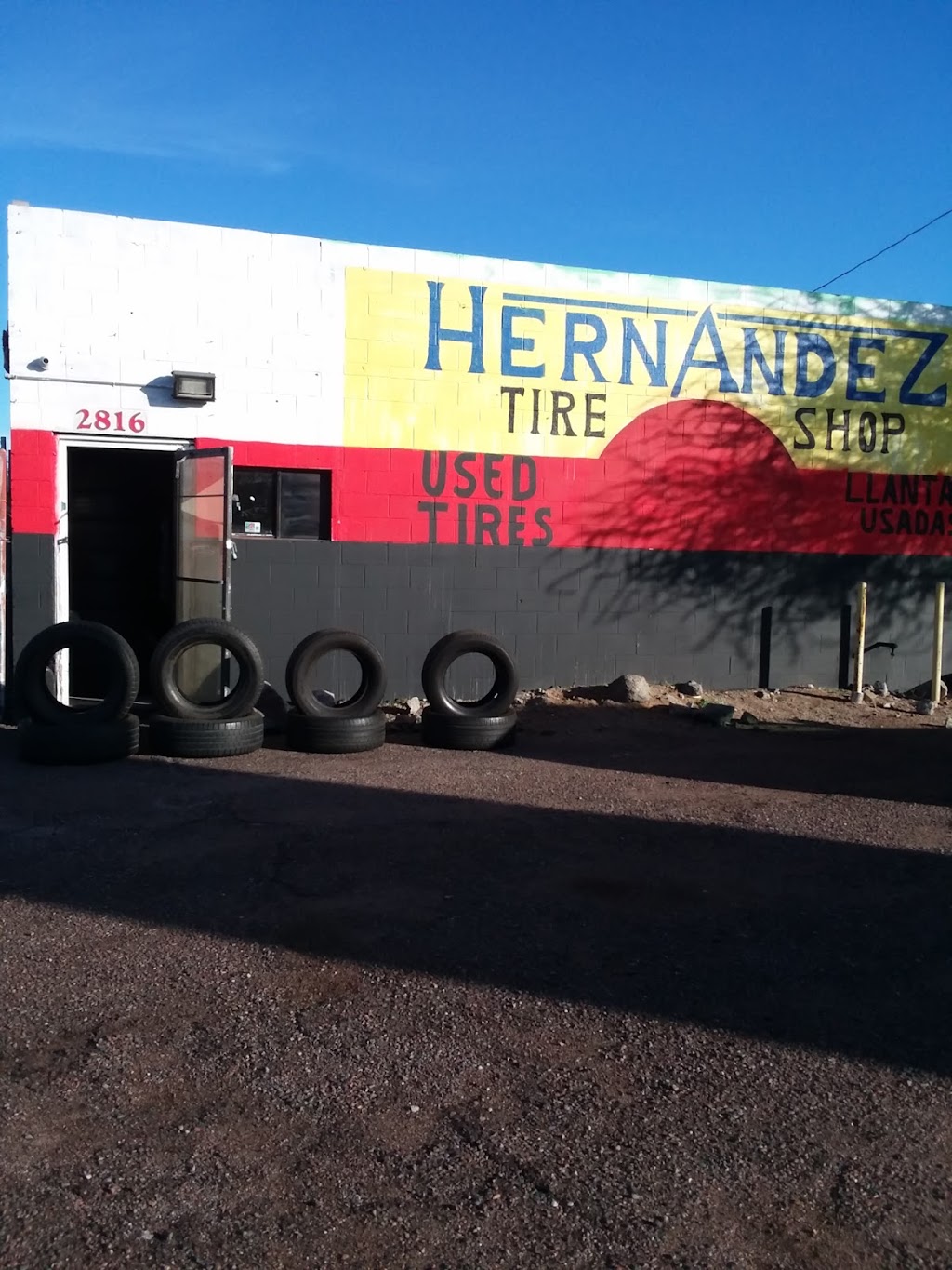 Hernandez tire shop | 2816 E Bell Rd, Phoenix, AZ 85032, USA | Phone: (602) 668-4362