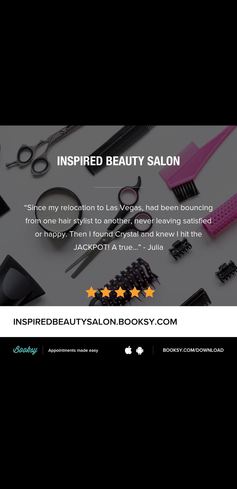 Inspired Beauty Salon | 9850 S Maryland Pkwy #14, Las Vegas, NV 89183, USA | Phone: (702) 580-4990