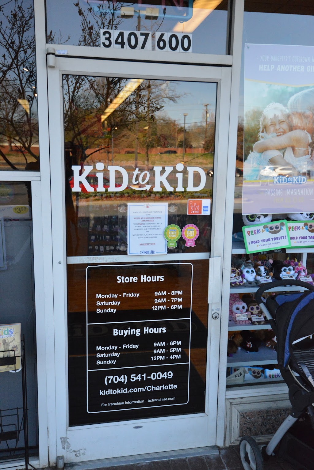 Kid to Kid Charlotte | 3407 Pineville-Matthews Rd #600, Charlotte, NC 28226, USA | Phone: (704) 541-0049