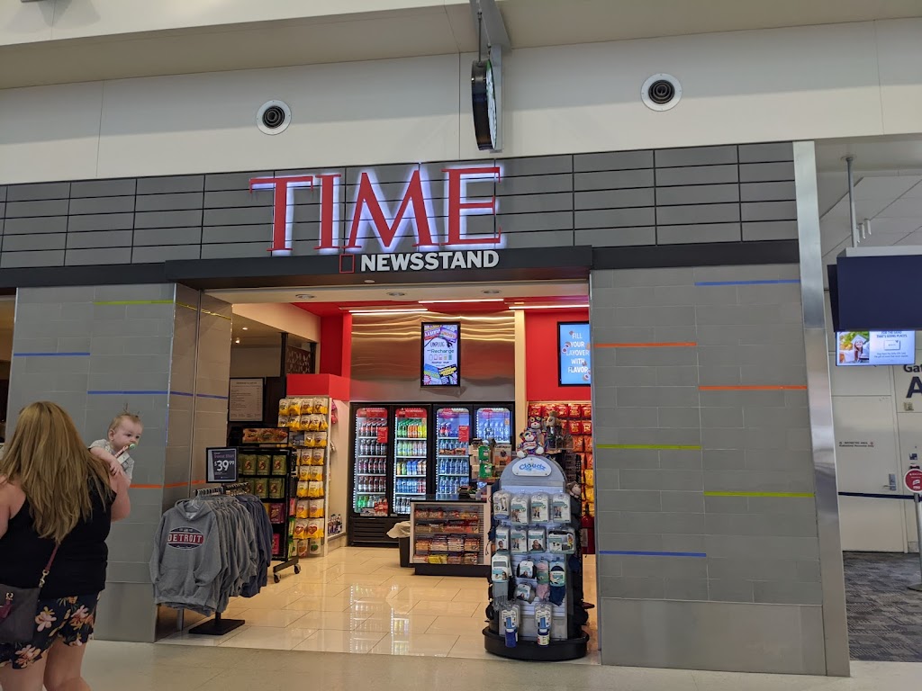 Time (Magazine) Newsstand | McNamara Terminal, Near Gate A45, Worldgateway Pl, Detroit, MI 48242, USA | Phone: (734) 941-4092