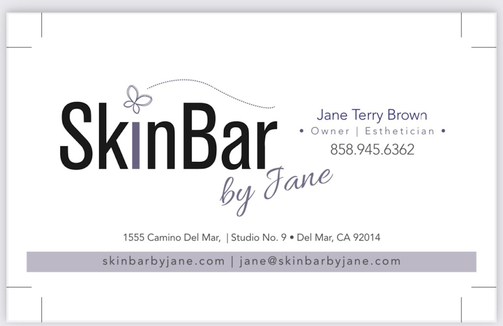 SkinBar by Jane | 1555 Camino Del Mar Studio #9, Del Mar, CA 92014 | Phone: (858) 945-6362