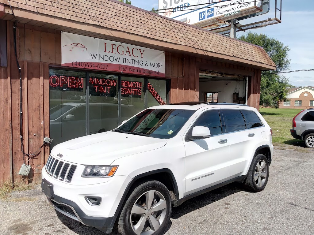 Legacy Window Tinting and Detailing | 41785 N Ridge Rd, Elyria, OH 44035, USA | Phone: (440) 654-6227