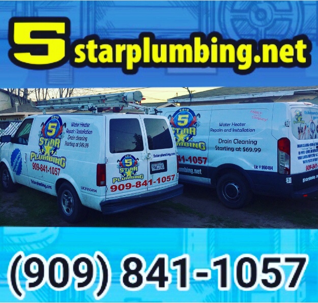 5 STAR PLUMBING LLC | 673 E Cooley Dr Suite114, Colton, CA 92324, USA | Phone: (909) 841-1057