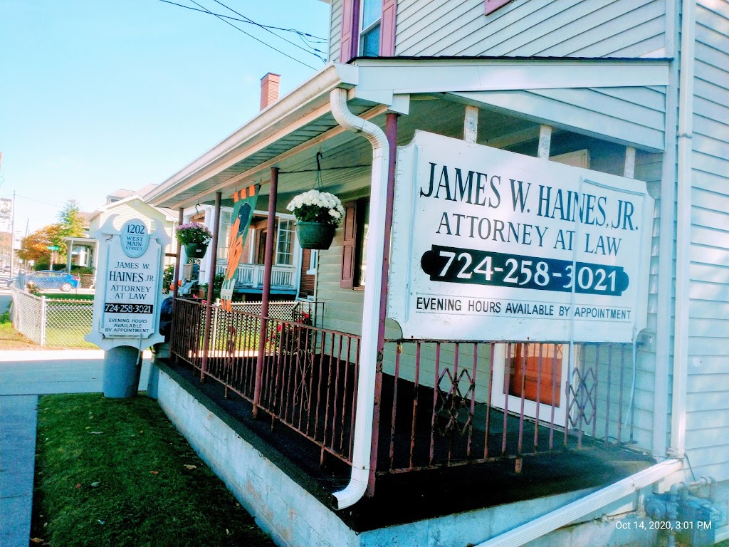 Haines Jr James W | 1202 W Main St, Monongahela, PA 15063, USA | Phone: (724) 258-3021
