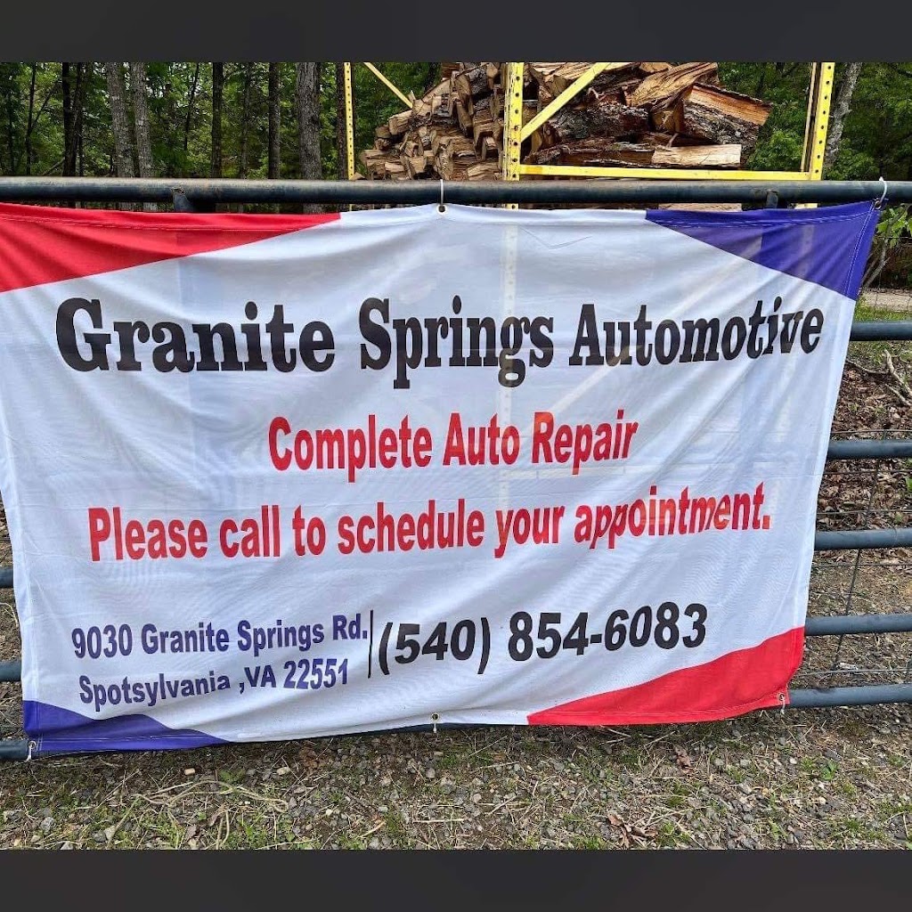 Granite Springs Automotive (JR Automotive) | 9030 Granite Springs Rd, Spotsylvania Courthouse, VA 22551, USA | Phone: (703) 825-9980