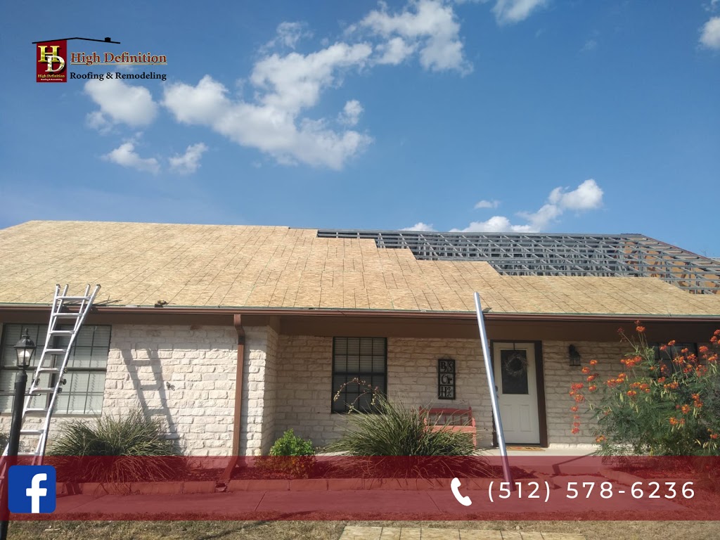 High Definition Roofing and Remodeling | 12218 Ballerstedt Rd, Elgin, TX 78621, USA | Phone: (512) 767-2249