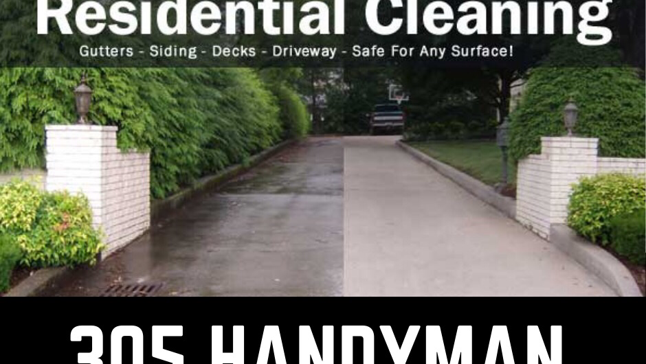 305 Pressure Cleaning & Handyman | 19800 SW 180th Ave #196, Miami, FL 33187, USA | Phone: (786) 503-5019