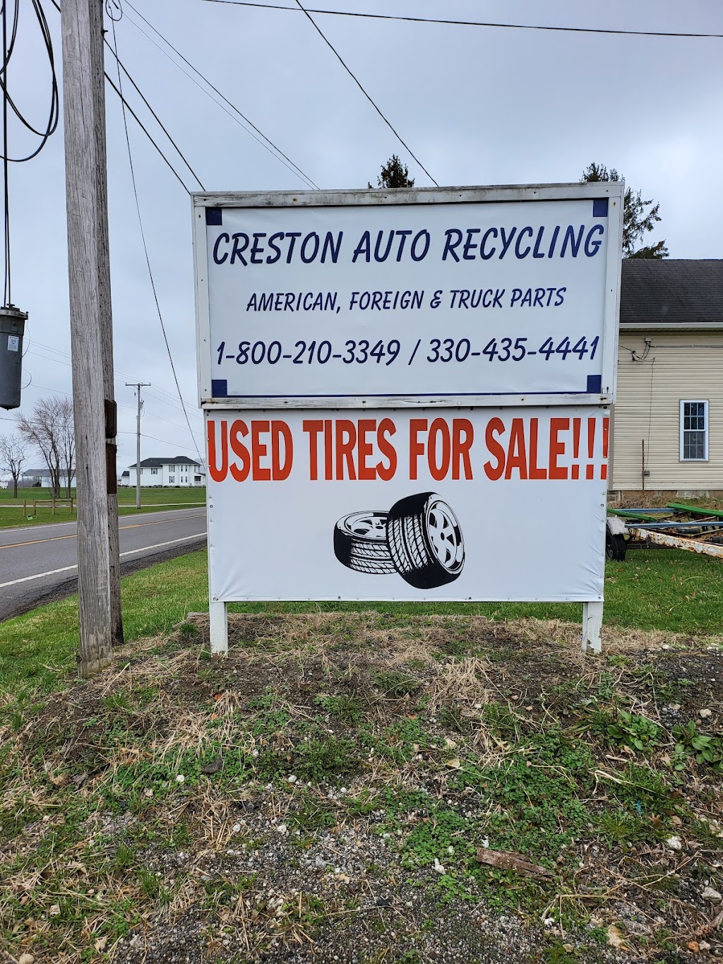 Creston Auto Recycling | 9144 Cleveland Rd, Creston, OH 44217, USA | Phone: (330) 435-4441