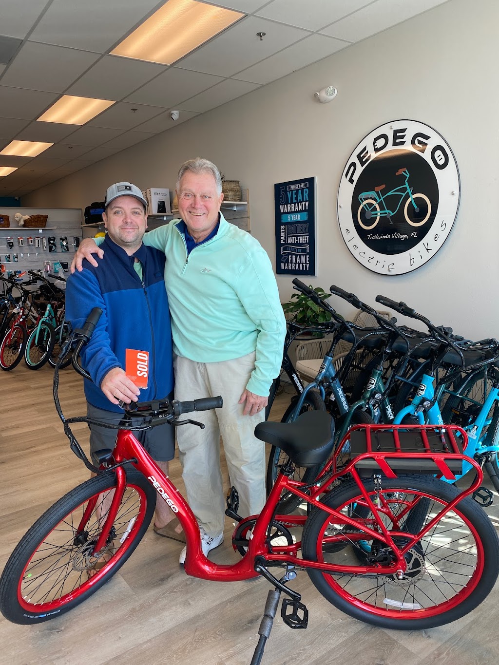 Pedego Electric Bikes Trailwinds Village | 5806 Seven Mile Dr #106, Wildwood, FL 34785, USA | Phone: (352) 356-8830