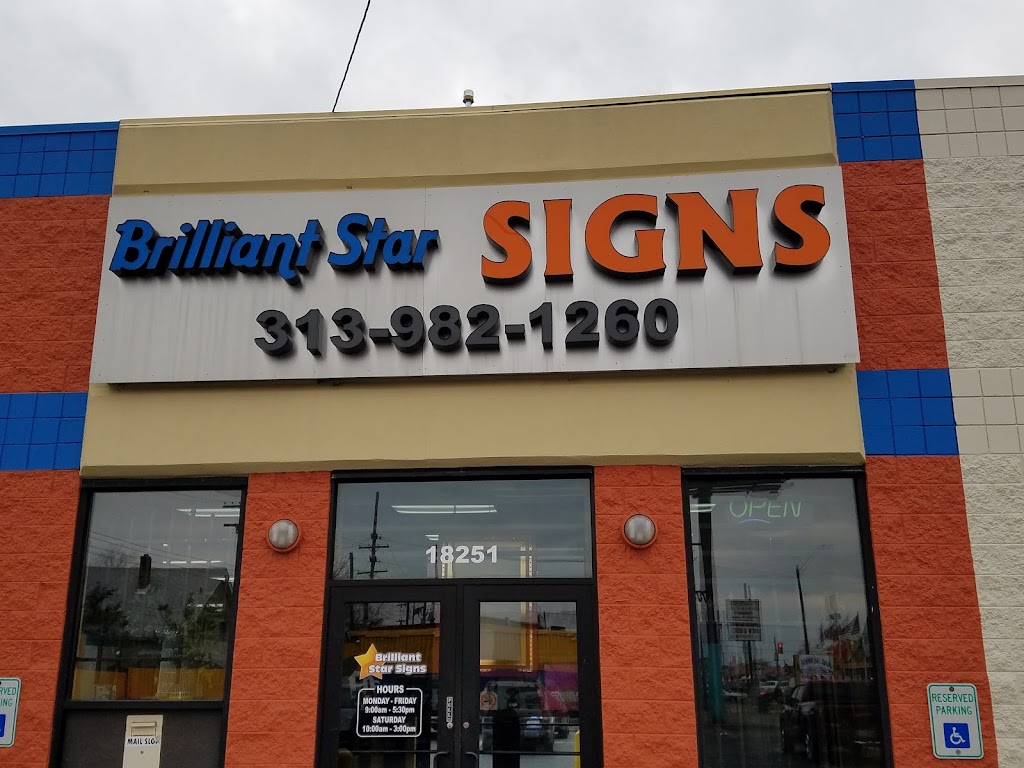 Brilliant Star Signs | 18251 W Warren Ave, Detroit, MI 48228, USA | Phone: (313) 982-1260