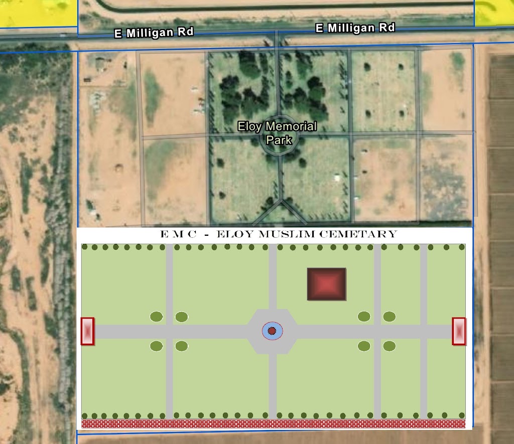 ELOY MUSLIM CEMETERY | 5849 E Milligan Rd, Eloy, AZ 85131, USA | Phone: (602) 321-8242