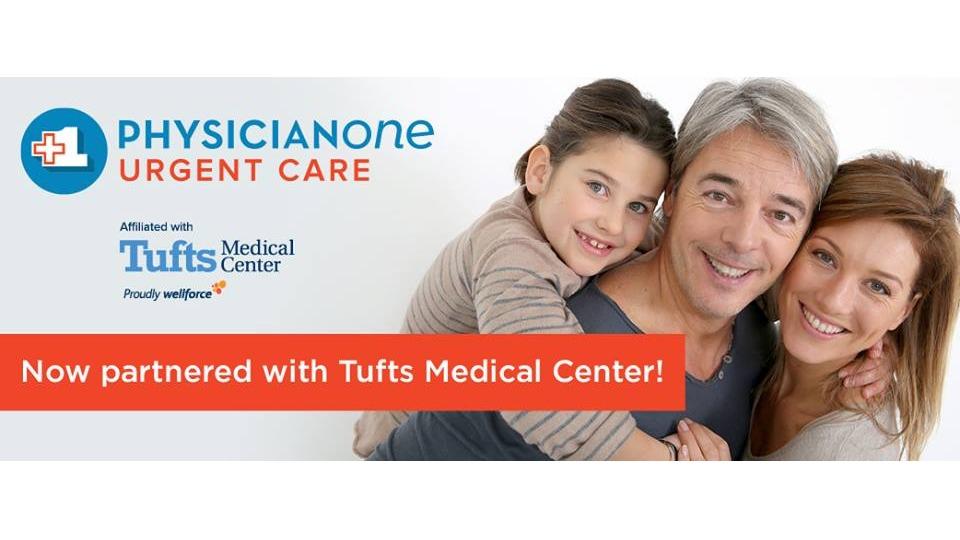 PhysicianOne Urgent Care Waltham | 1019 Trapelo Rd, Waltham, MA 02452, USA | Phone: (781) 736-1800