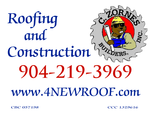 C. Zornes Builders, Inc. Roofing & Construction | 966 Alpine Ridge Ct, Orange Park, FL 32065 | Phone: (904) 219-3969