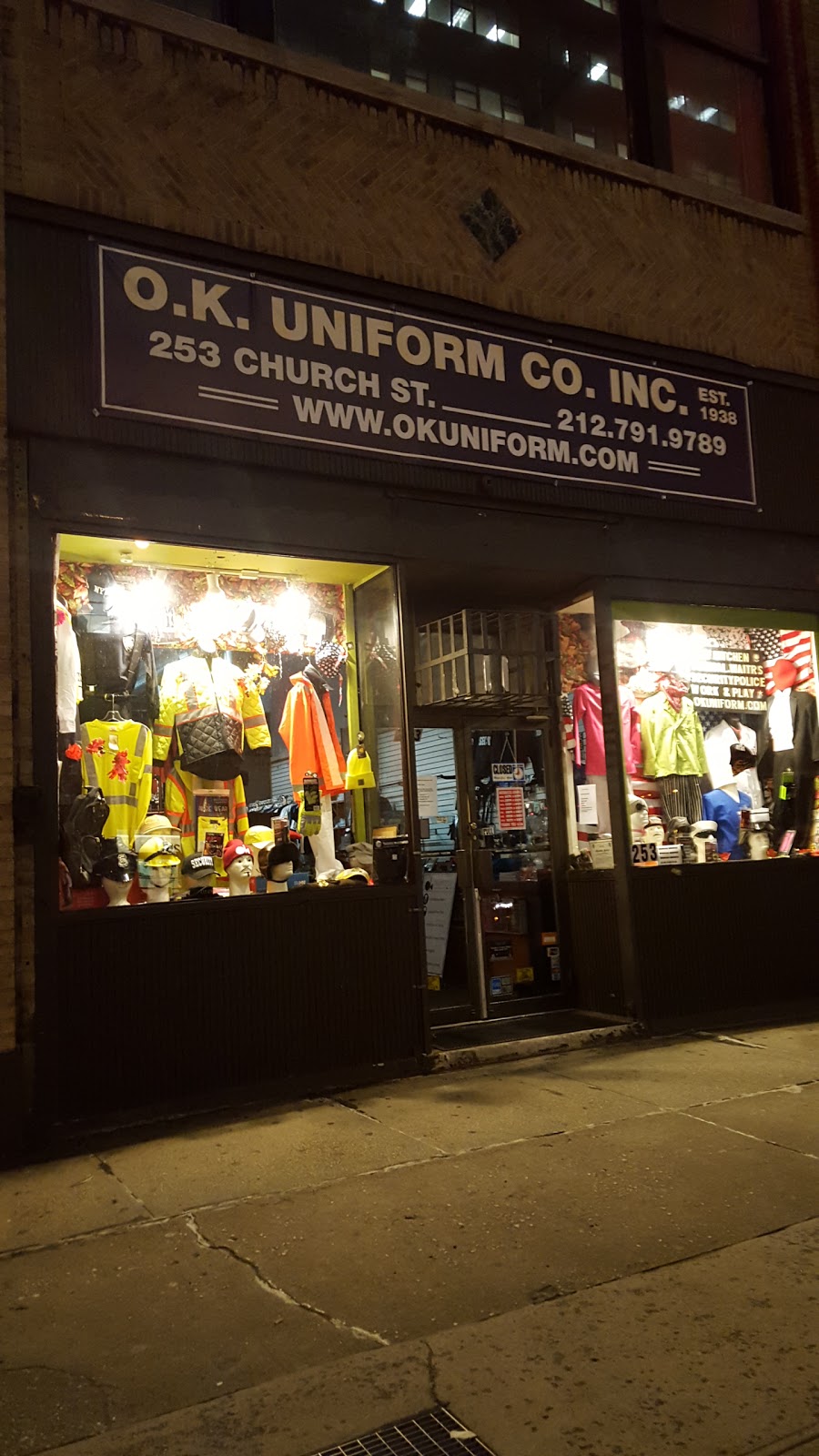 Ok UNIFORM Co. | 253 Church St, New York, NY 10013, USA | Phone: (212) 791-9789