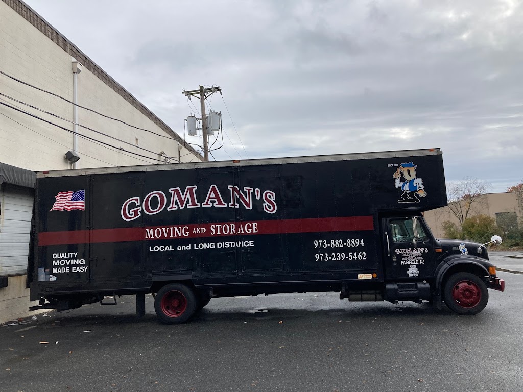 Gomans Moving & Storage | 14 Madison Rd, Fairfield, NJ 07004, USA | Phone: (973) 882-8894