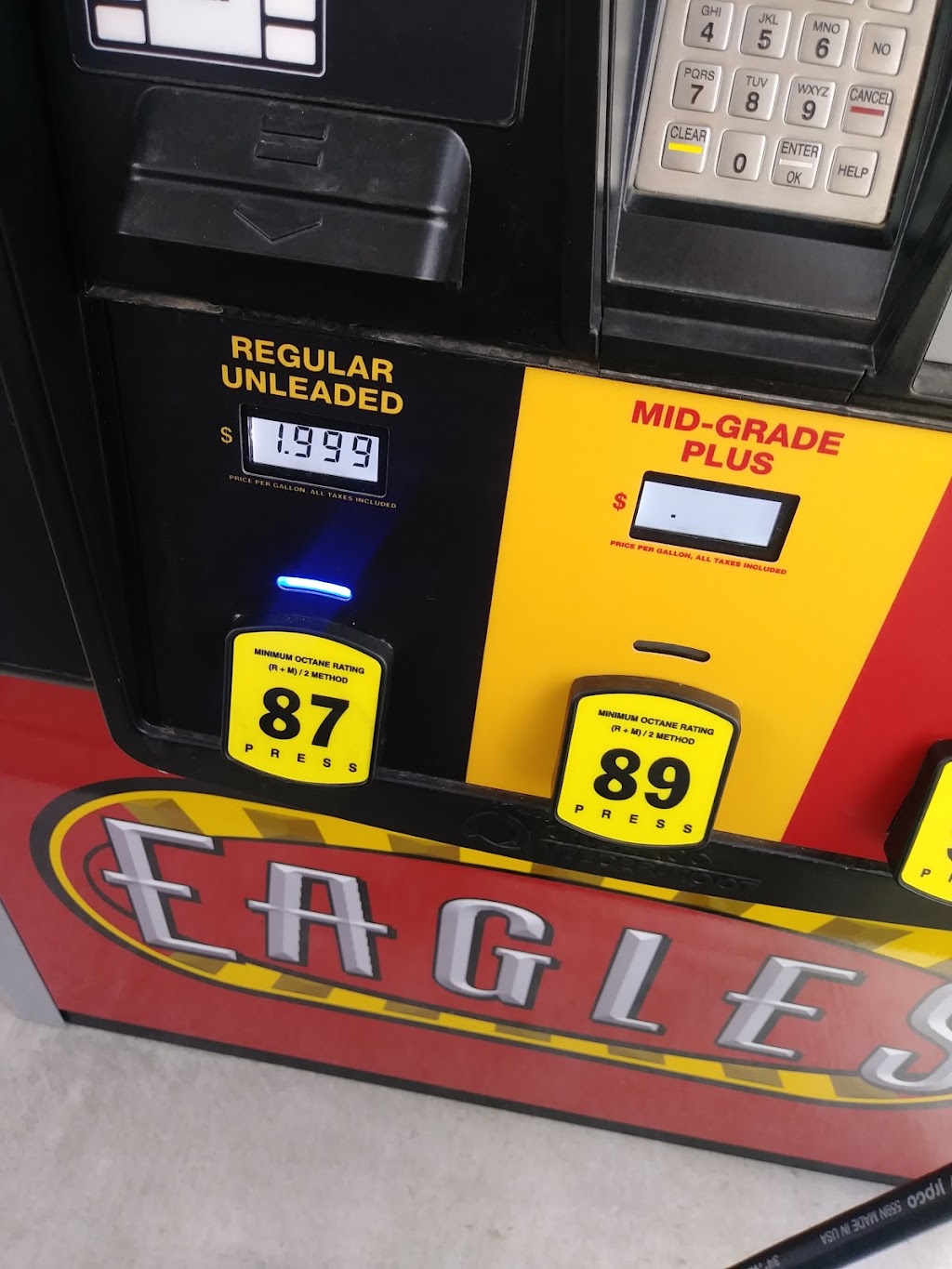 Eagles Gas | 750 Laura Duncan Rd, Apex, NC 27502, USA | Phone: (919) 267-6513