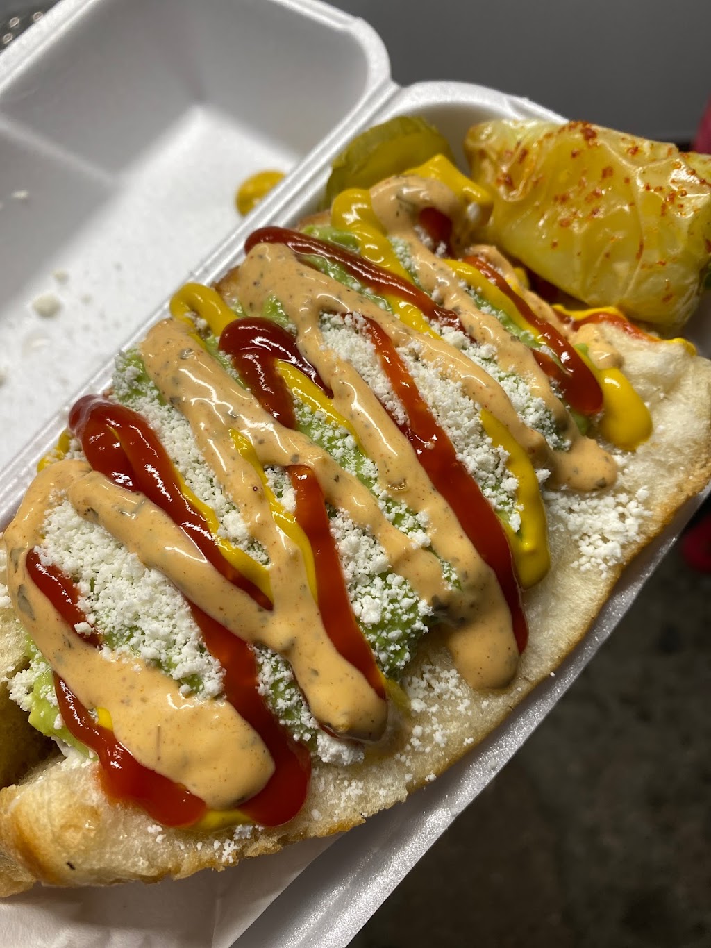 Hot Dogs Los De Sonora | Bill Gentry park, 14010 N El Mirage Rd, El Mirage, AZ 85335, USA | Phone: (623) 344-9465