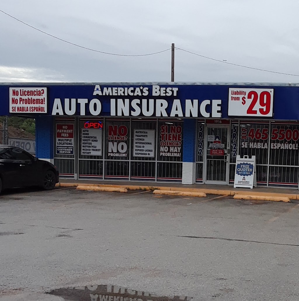 Americas Best Auto Insurance | 1916 E Abram St, Arlington, TX 76010, USA | Phone: (817) 465-5500