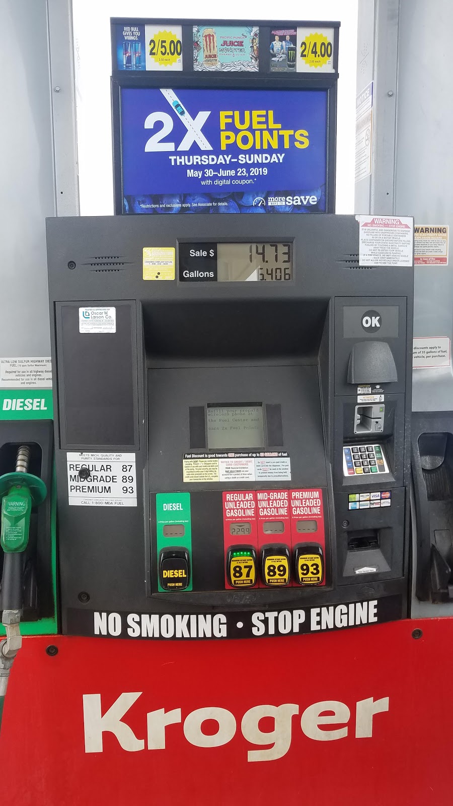 Kroger Fuel Center | 2105 South Blvd W, Troy, MI 48098, USA | Phone: (248) 537-1019