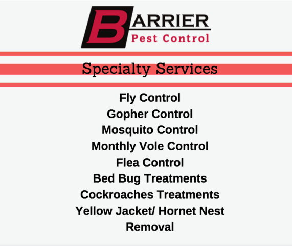 Barrier Pest Control | 2527 Airbase Rd #A, Mountain Home, ID 83647, USA | Phone: (208) 606-4818